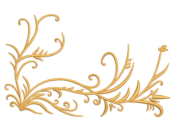 Ottoman Elegant Floral Border Embroidery