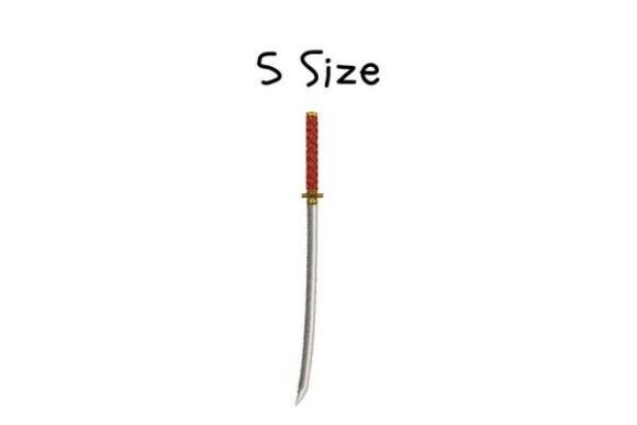 Samurai Blade Embroidery Design