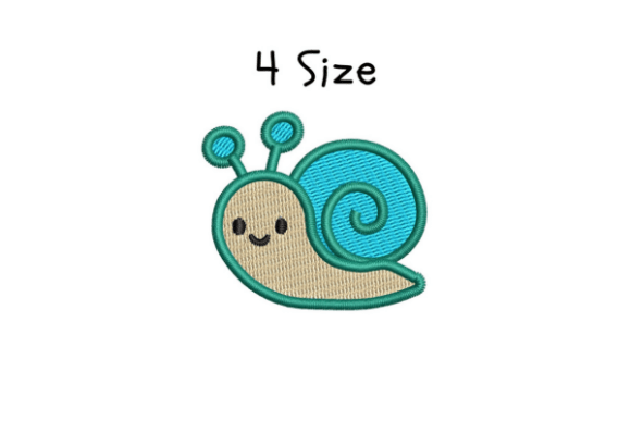 Snail Machine Embroidery Design