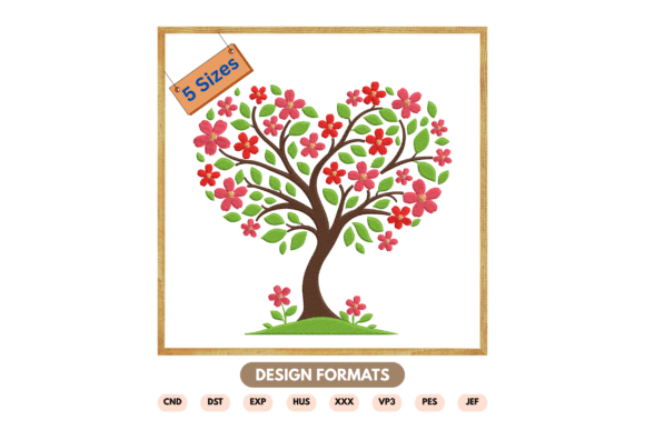 Spring Blossom Tree Embroidery File